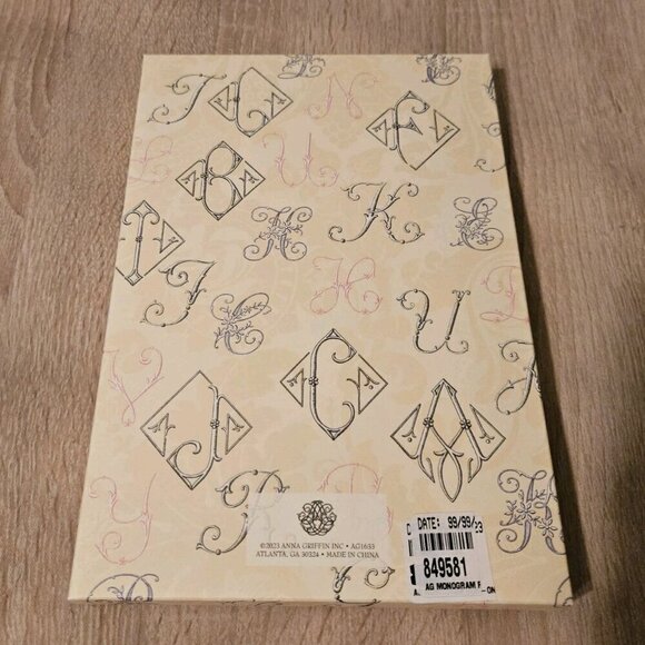 Anna Griffin Monogram, Rub On  Transfers New - Picture 2 of 4